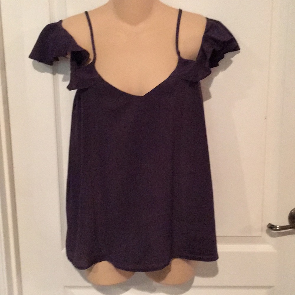 NWT Royal Project Arianne Ruffle Silk Blouse